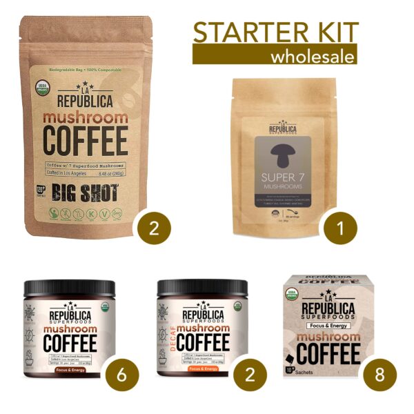 Mushroom Coffee Wholesale Starter Kit